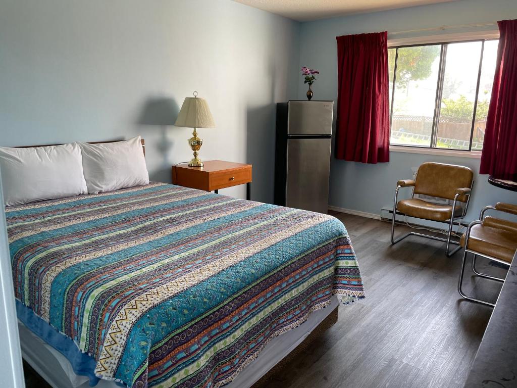 Postel nebo postele na pokoji v ubytování Y-5 Motel