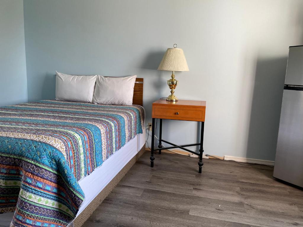 Postel nebo postele na pokoji v ubytování Y-5 Motel