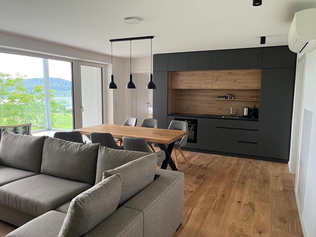 Posezení v ubytování Villa Turnersee