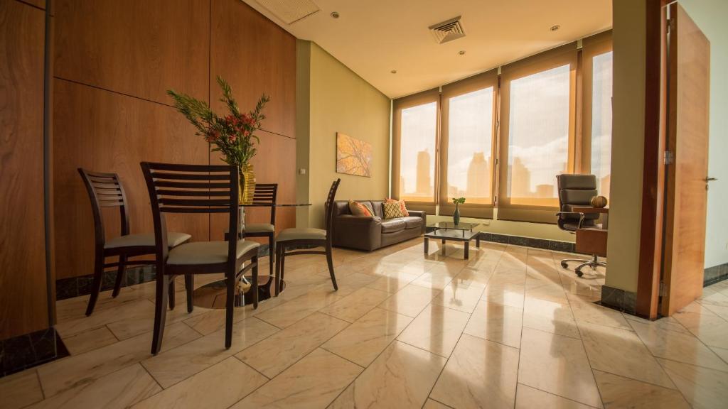 Posezení v ubytování Torres de Alba Hotel & Suites