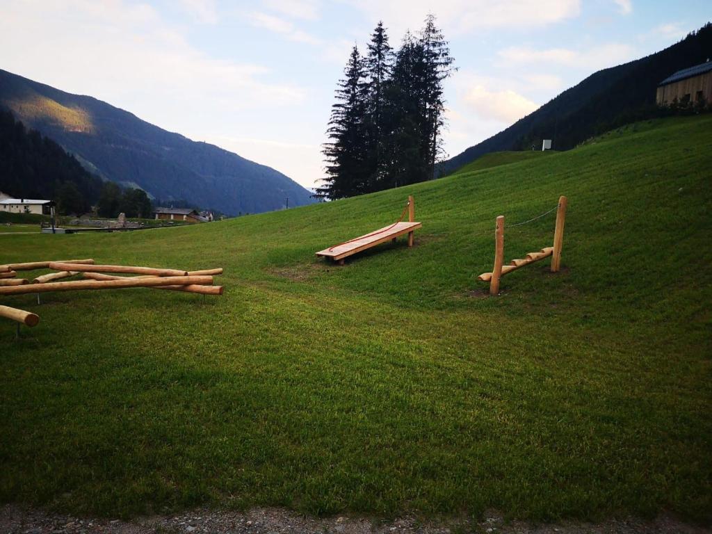 Paesaggio naturale nelle vicinanze del campeggio