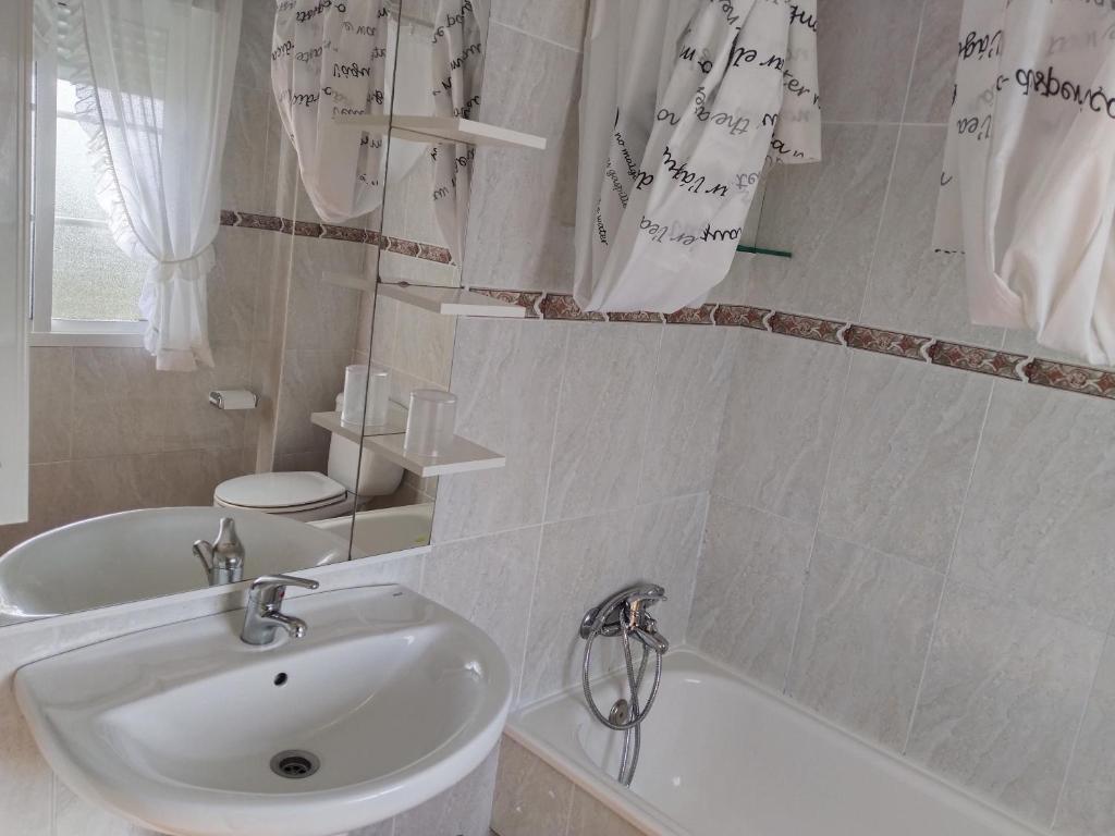 Kúpeľňa v ubytovaní Casa Los Geranios