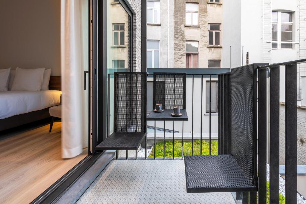 Balkón nebo terasa v ubytování ONE TWO FOUR - Hotel & Spa