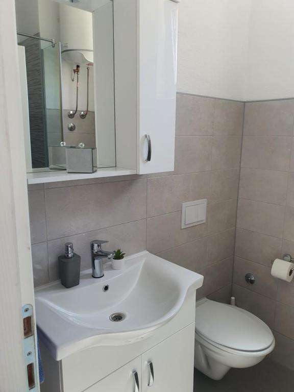 Kúpeľňa v ubytovaní Apartment Radoš