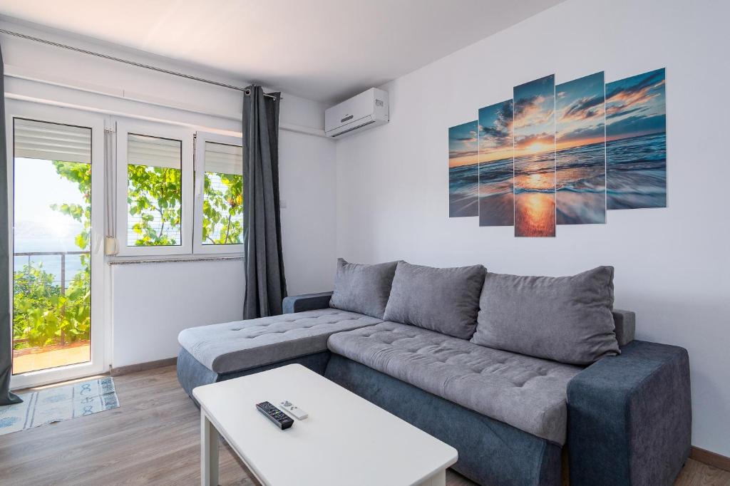 Część wypoczynkowa w obiekcie Apartments by the sea Klenovica, Novi Vinodolski - 5557