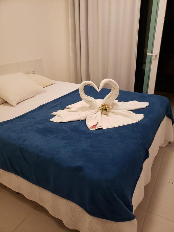 Postel nebo postele na pokoji v ubytování Apartamento Particular de 03 suítes, Resort Treebies, Praia de Subauma - Ba