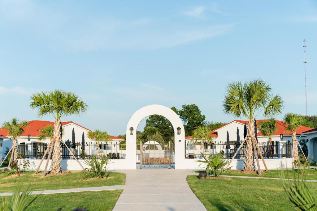 Zahrada ubytování La Palmilla Texas