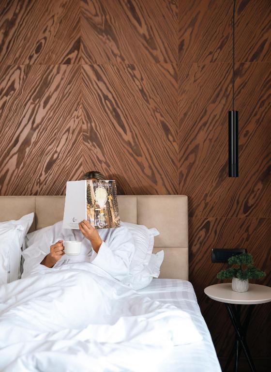 Postel nebo postele na pokoji v ubytování Venus Hotel