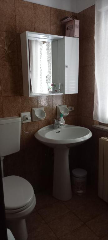 Koupelna v ubytování Casa zia Lidia