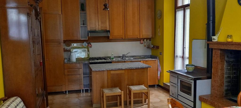 Kuchyň nebo kuchyňský kout v ubytování Casa zia Lidia