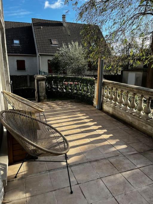 Balkón alebo terasa v ubytovaní Appart Proche Disneyland et Paris
