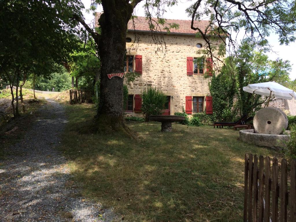 Zahrada ubytování Maison Moulin Bousset