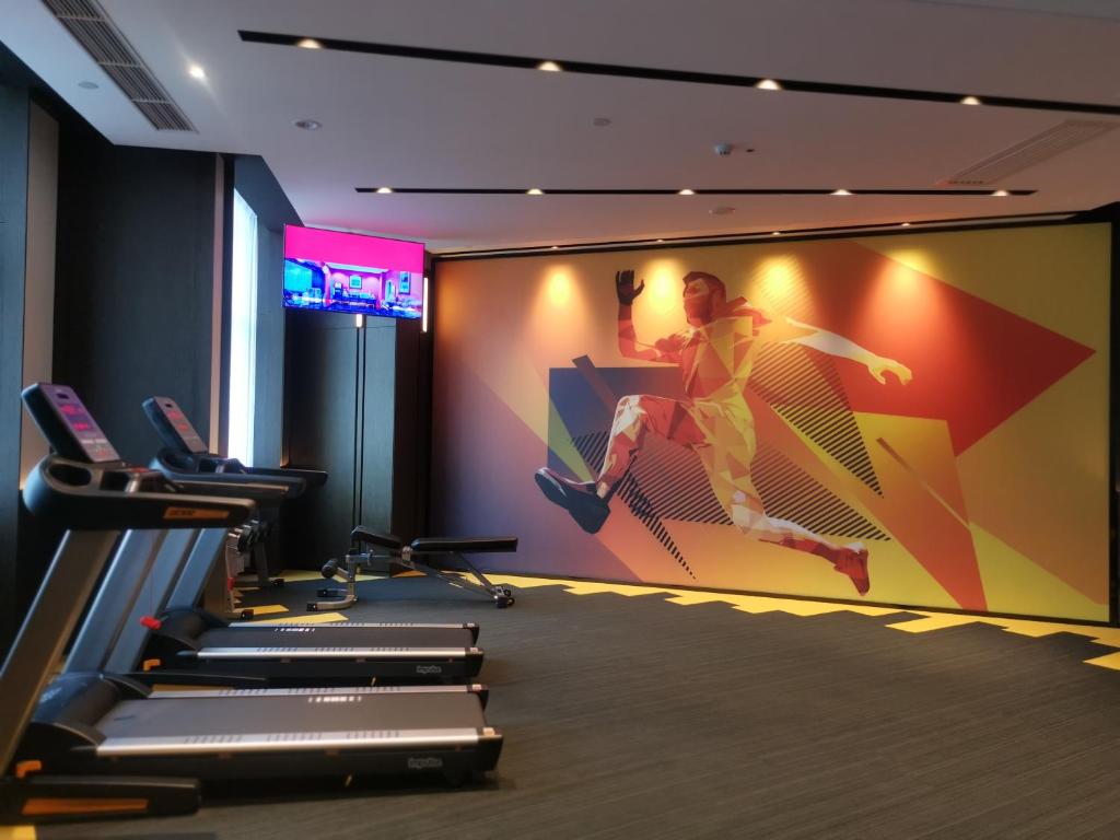 Fitness centrum a/nebo fitness zařízení v ubytování Hampton by Hilton Shenzhen North Station