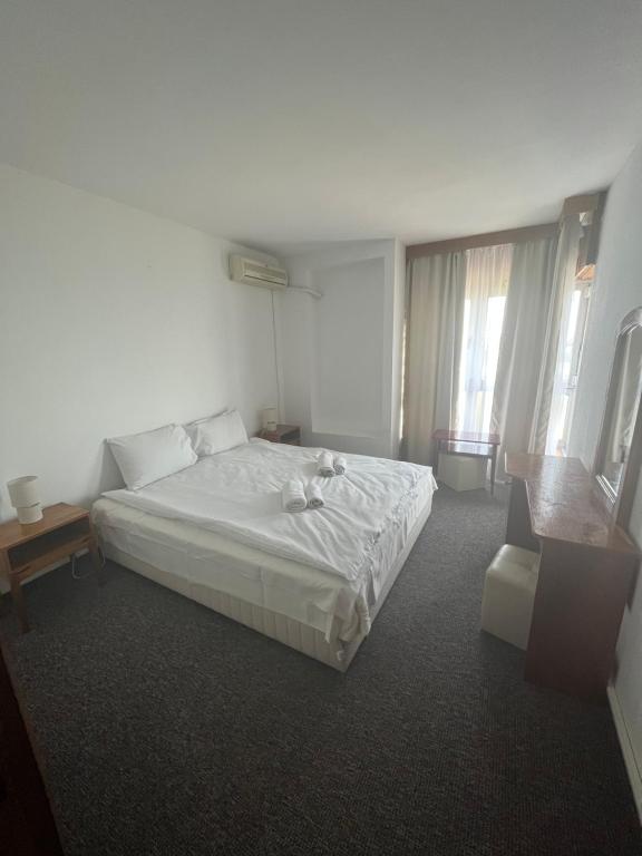 Postel nebo postele na pokoji v ubytování Hotel Banat