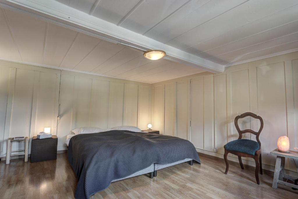 Postel nebo postele na pokoji v ubytování Chalet Nostalgie