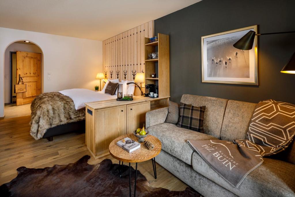 Hotel Piz Buin Klosters - ダブルルームアルペンチ