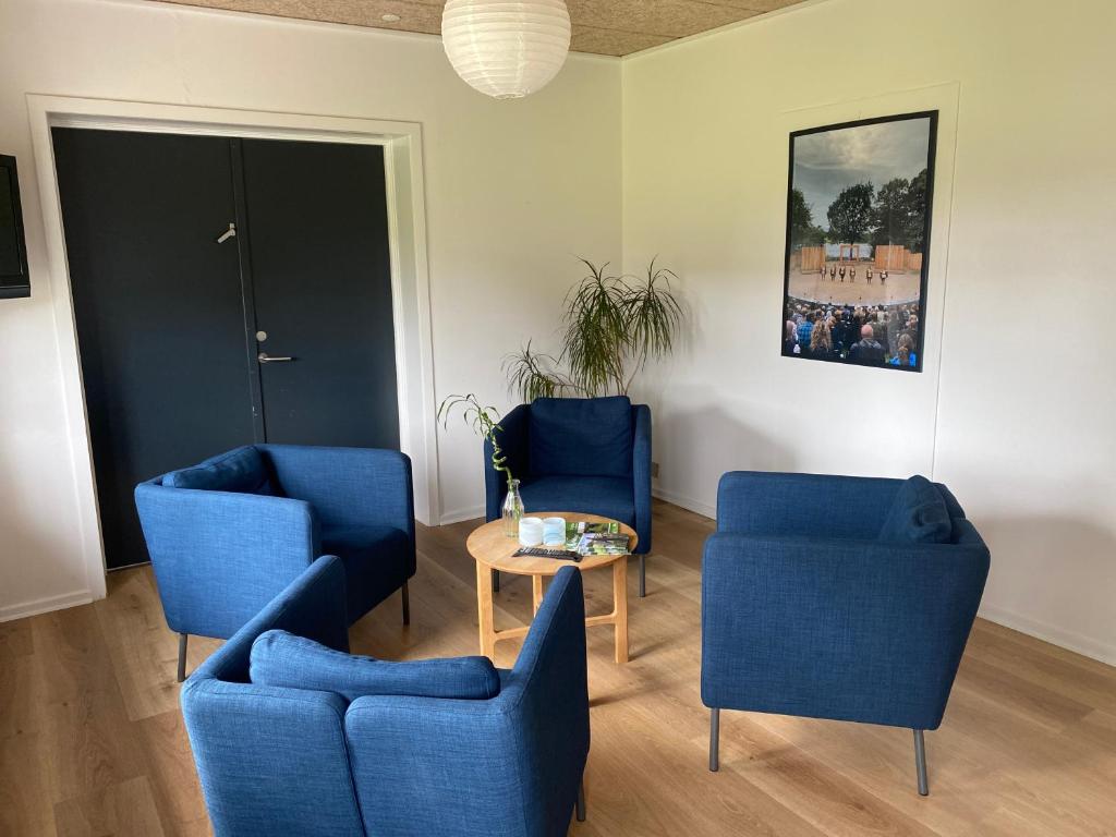 Et opholdsområde på Danhostel Thorhallen Jels