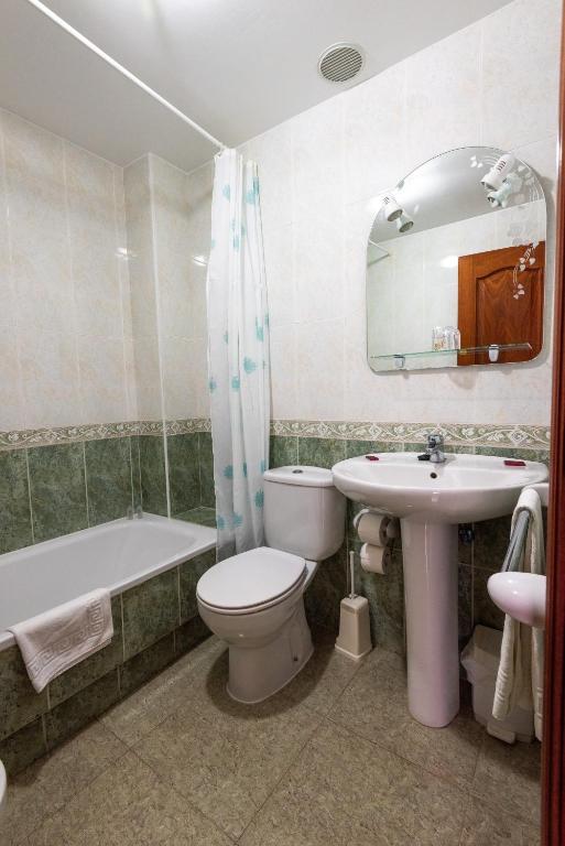 Kúpeľňa v ubytovaní Hostal O Camouco