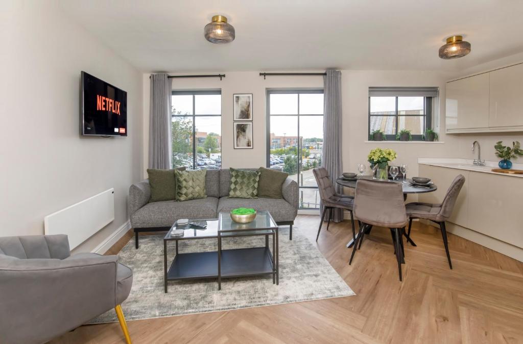 Crescent Court modern and luxurious Apartments York - Apartment Mit 2 Schlafzimmern