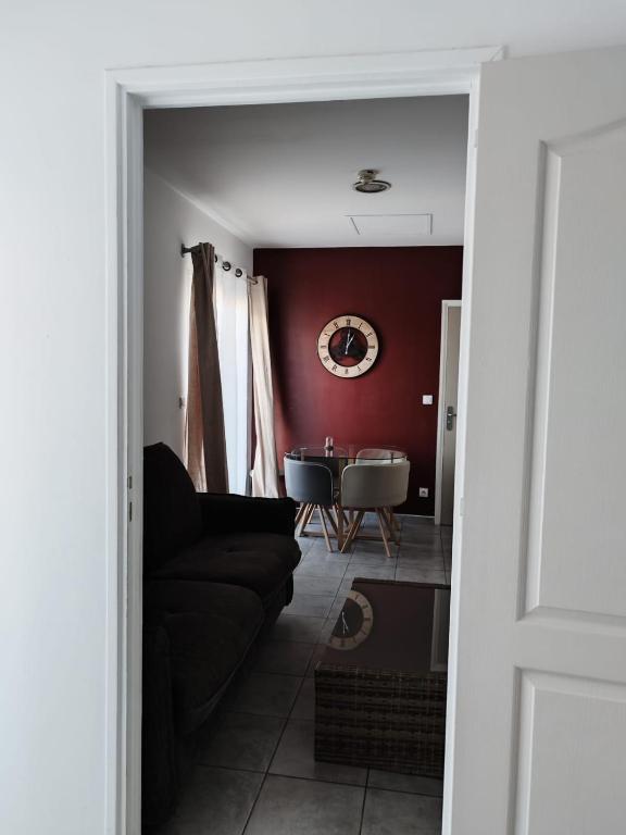 Posezení v ubytování Lindsey Hôtel