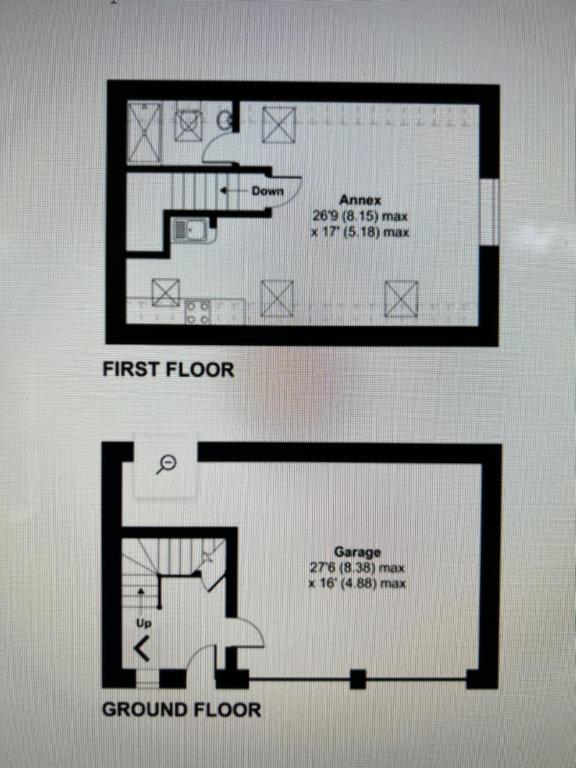 Půdorys ubytování Studio Apartment