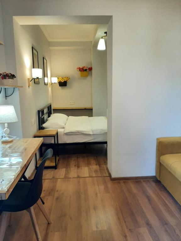 Postel nebo postele na pokoji v ubytování Hotel Art Nikola Rooms