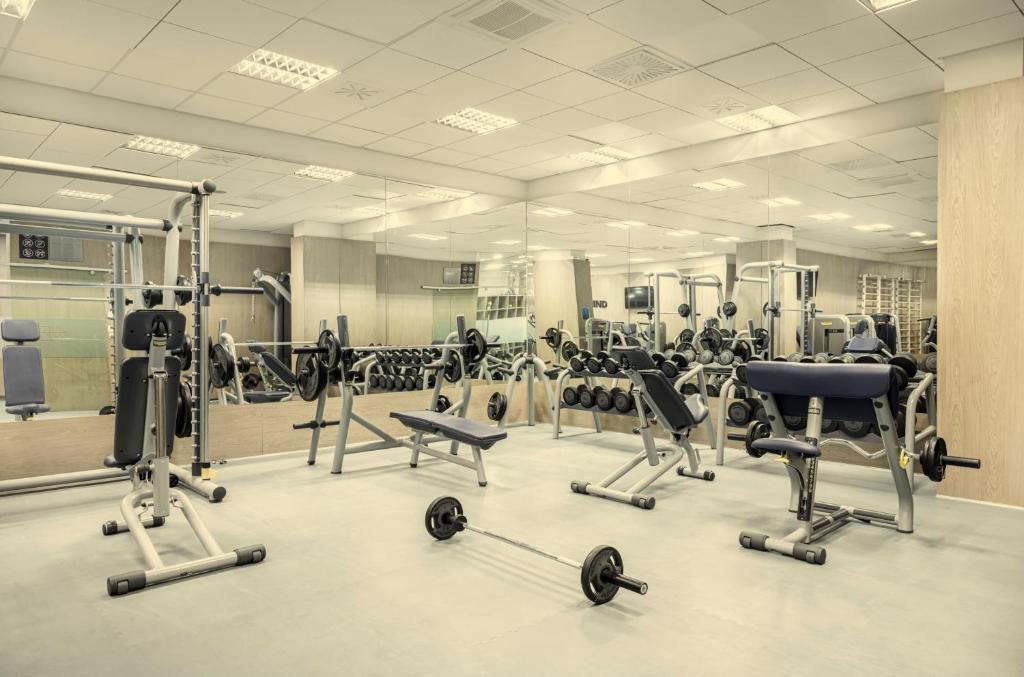 Fitness centrum a/nebo fitness zařízení v ubytování PLACES Dalmacija by Valamar