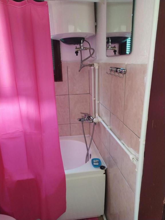 Koupelna v ubytování Apartmani Vila Šljukić