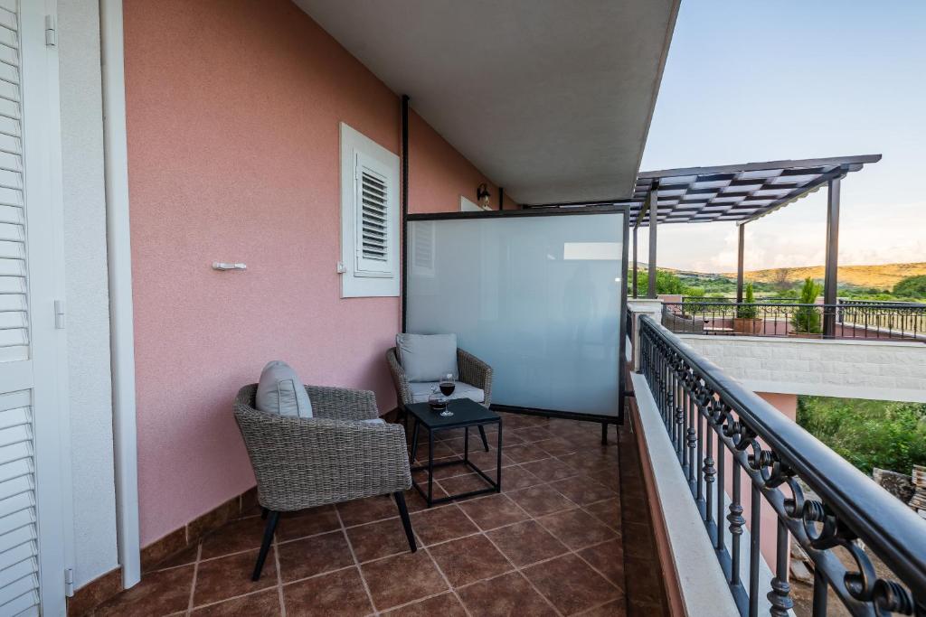 Balkón nebo terasa v ubytování San Mihael luxury rooms 1