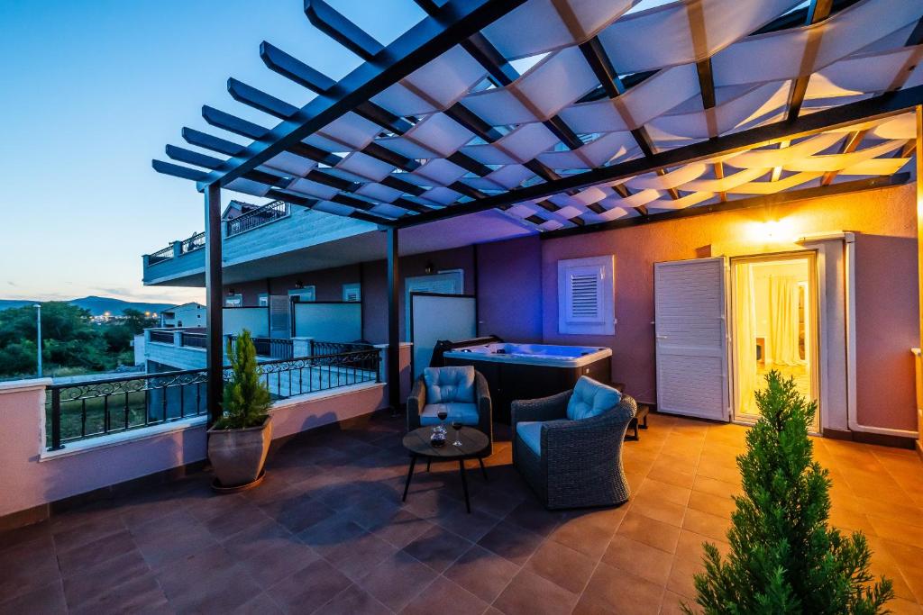 Balkón nebo terasa v ubytování San Mihael luxury rooms 1