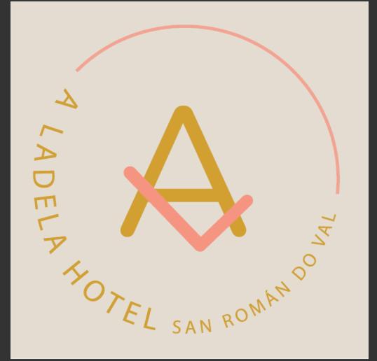 a logo for a medical sanatorium with a x at Hotel A Ladela in O Vicedo