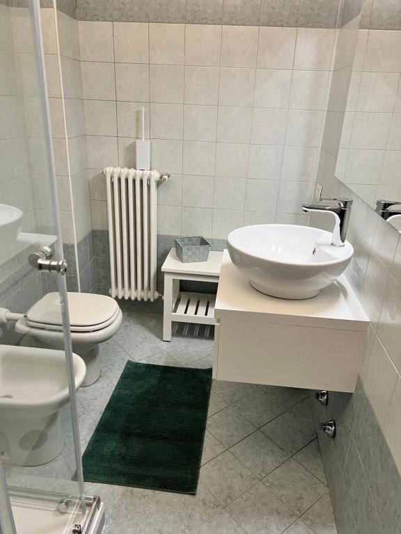 Koupelna v ubytování JACAM home free parking Como