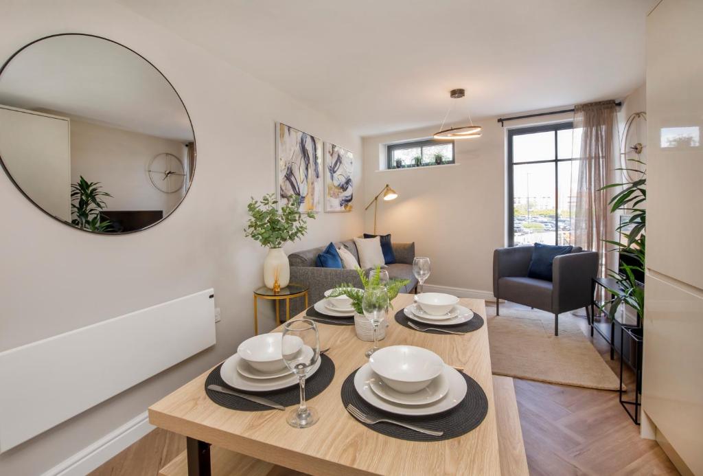 Crescent Court modern and luxurious Apartments York - Apartment Mit 2 Schlafzimmern