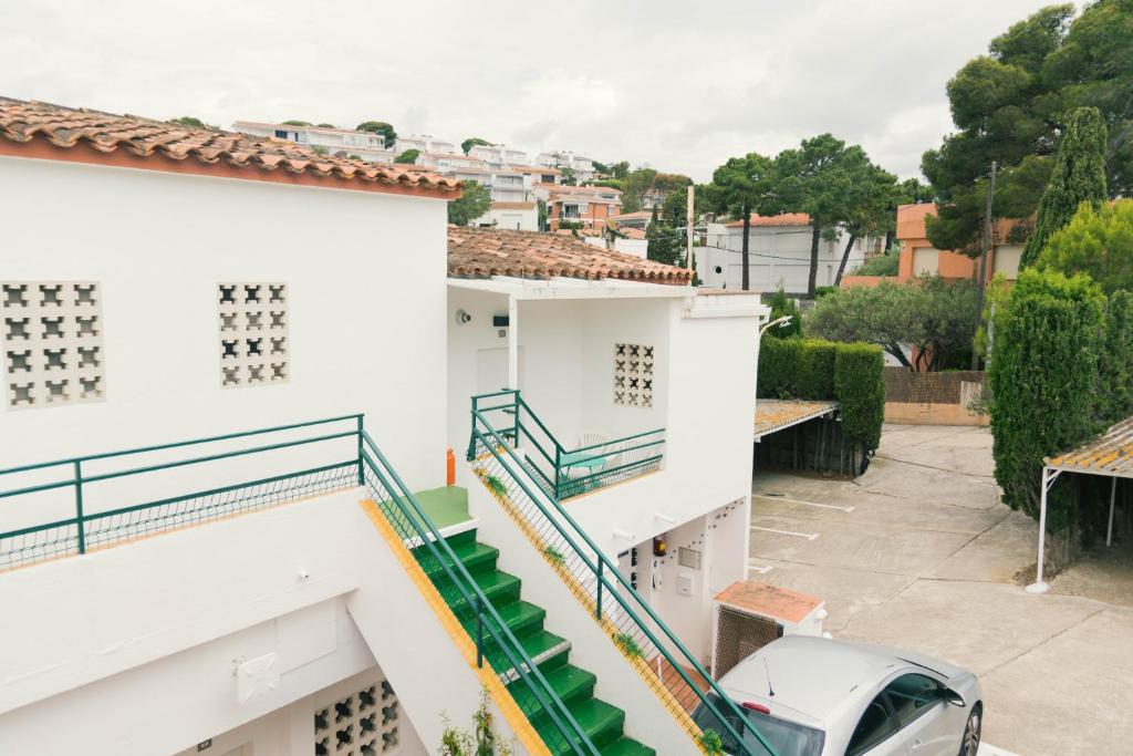 Balkón alebo terasa v ubytovaní Apartaments Falcó