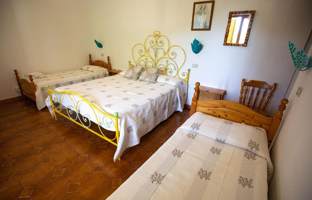 Letto o letti in una camera di Turismo Rurale CUDACCIOLU