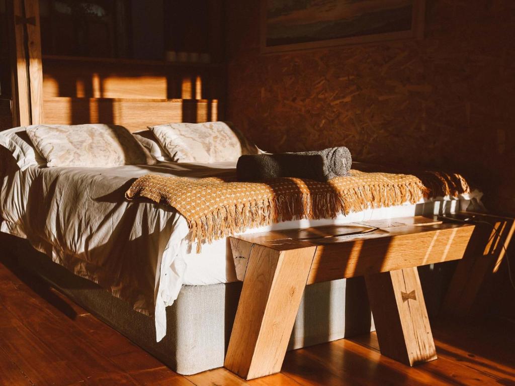 Posezení v ubytování Aardts Cabins