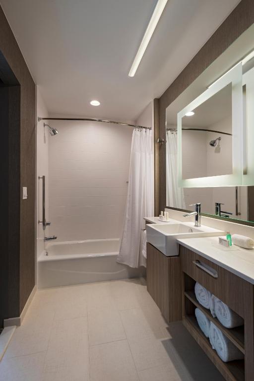 Koupelna v ubytování SpringHill Suites by Marriott Dallas Richardson/University Area