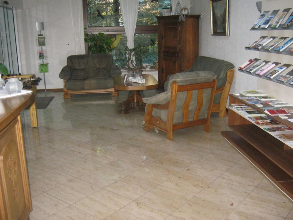 Posezení v ubytování Hotel am Weißdornbusch