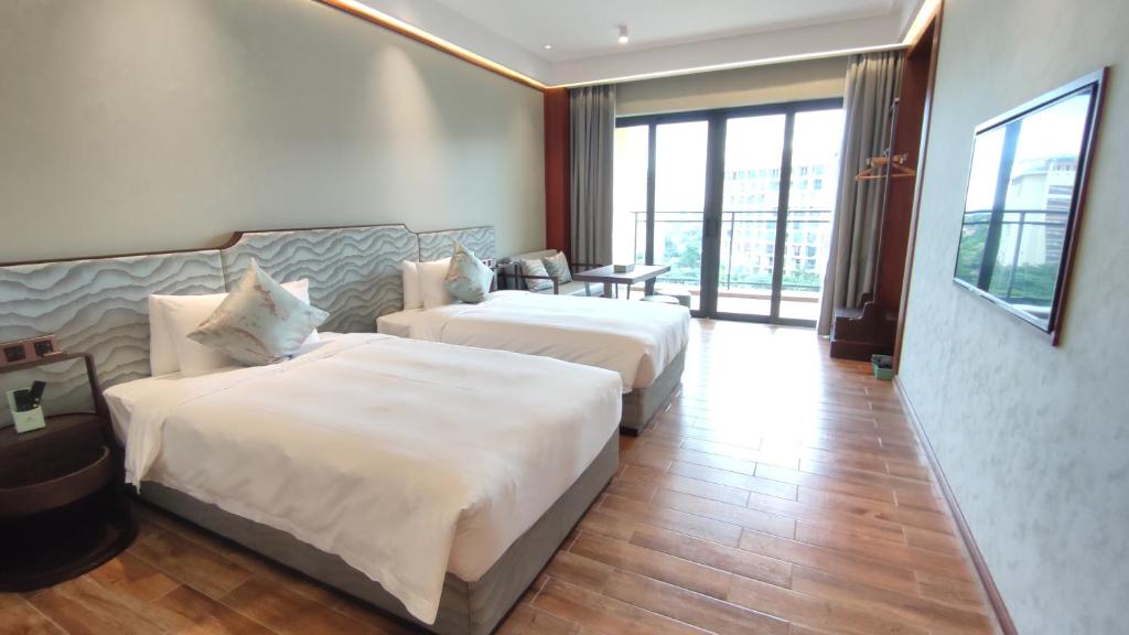 Zhongzhou International Apartment - Chambre Jumelle De Luxe
