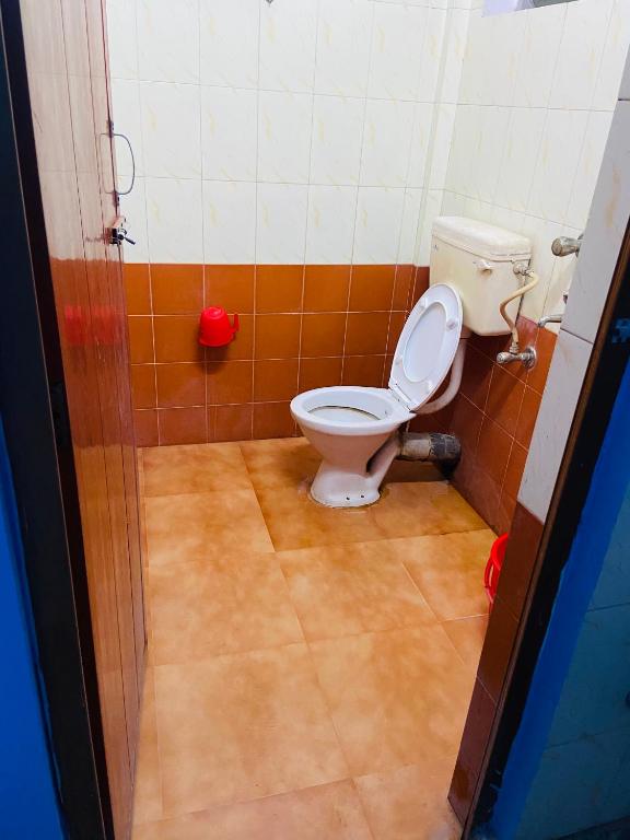 Koupelna v ubytování Hotel Nishi