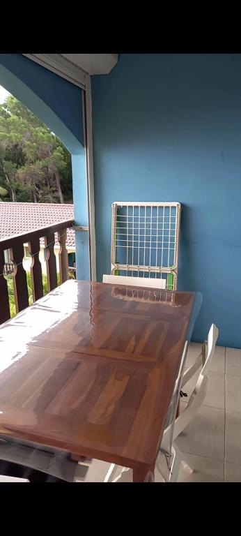 Balkón nebo terasa v ubytování BO SOLEY, studio vue mer Les Hauts de Caritan