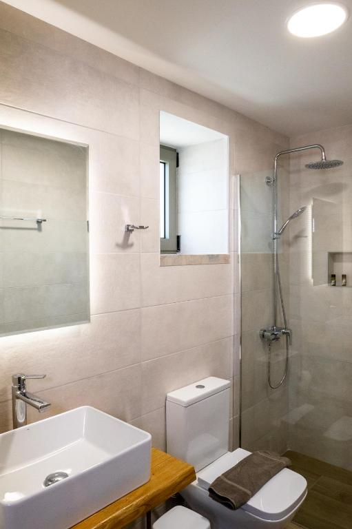 Koupelna v ubytování Olivar Suites