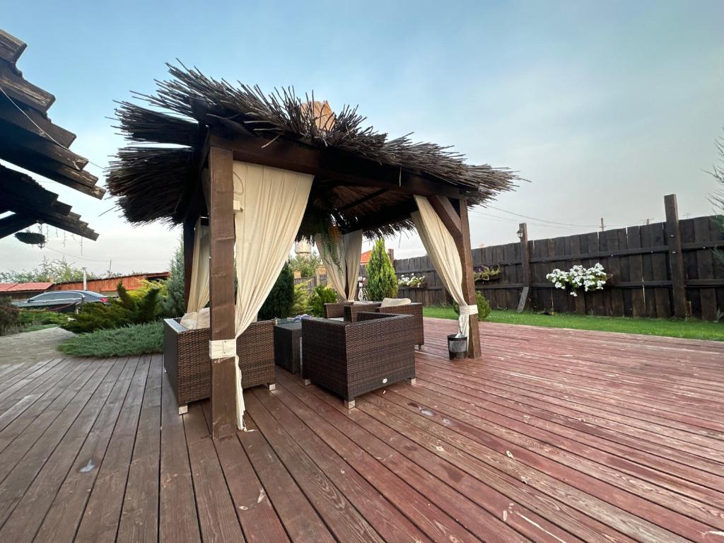 Zahrada ubytování Chervona Kalyna Cottage