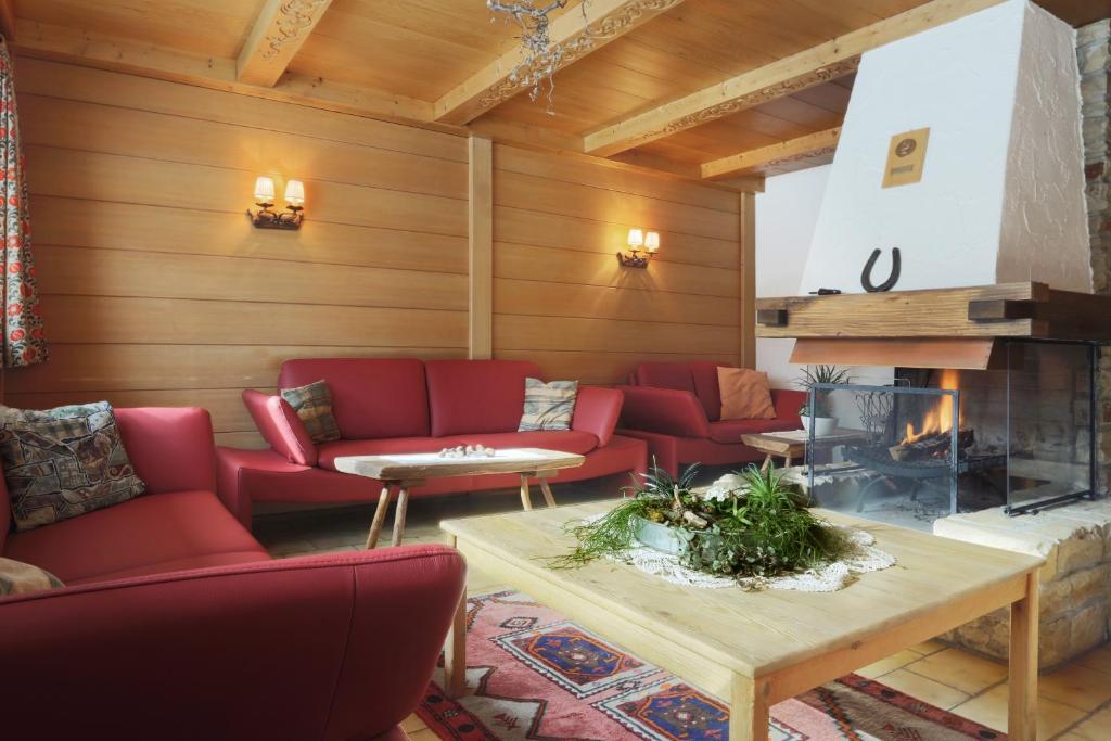 Posezení v ubytování Hotel Tannenboden - Steinbock