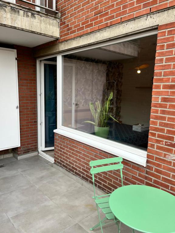 Balkón nebo terasa v ubytování Vilvoorde city center