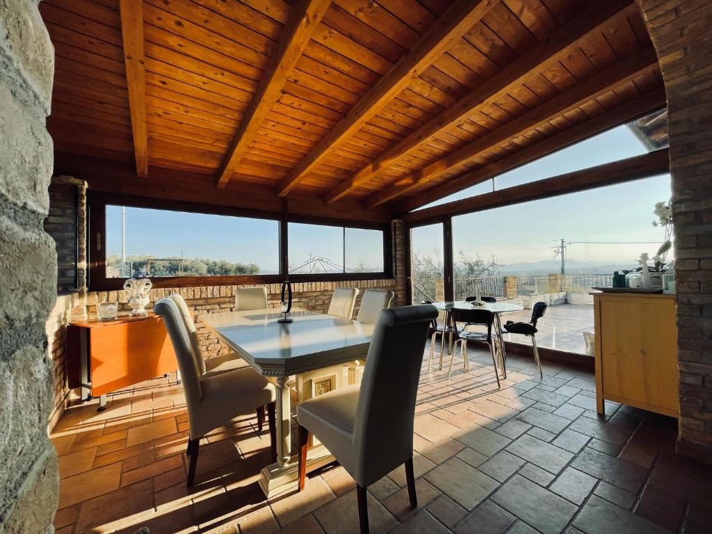 Balkón nebo terasa v ubytování Agriturismo BioCore 2 - Colledoro