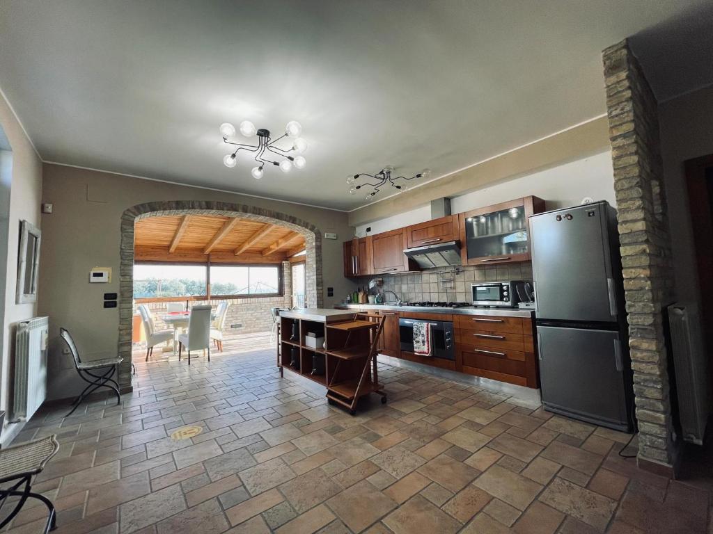Kuchyň nebo kuchyňský kout v ubytování Agriturismo BioCore 2 - Colledoro