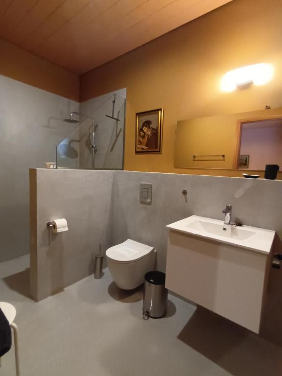 Koupelna v ubytování Apartment Rustico