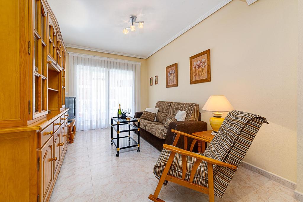Posezení v ubytování APARTAMENTO MARIA PLAYA DEL CURA