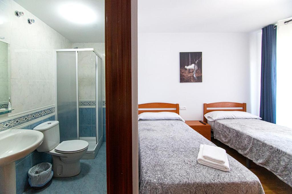 Koupelna v ubytování Yani's Hospedaje Pension 1 estrella